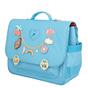 Jeune Premier Jeune Premier Boekentas Midi Vichy Love Blue Jeune Premier Jeune Premier Boekentas Midi Vichy Love Blue