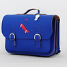 Own Stuff Own Stuff Lederen Boekentas Classic Skate Cobalt Own Stuff Own Stuff Lederen Boekentas Classic Skate Cobalt
