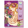 Djeco Kleurplaten met glitter charmante bloemenmeisjes | Djeco Djeco Kleurplaten met glitter charmante bloemenmeisjes | Djeco