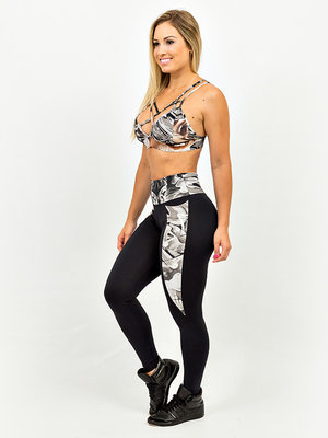 GraffitiBeasts Cost Two - Ladies sport set consisting of leggings + top with graffiti design