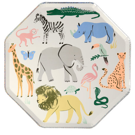 safari dinner plates