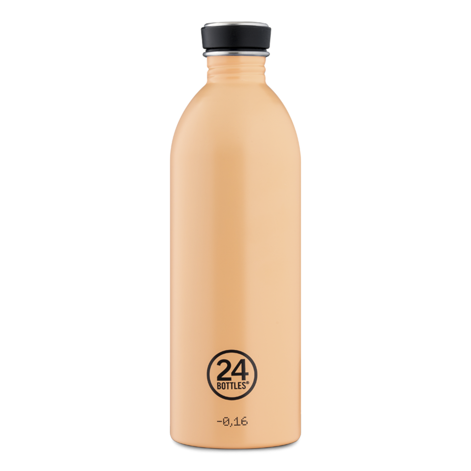 urban bottle 1000ml peach orange