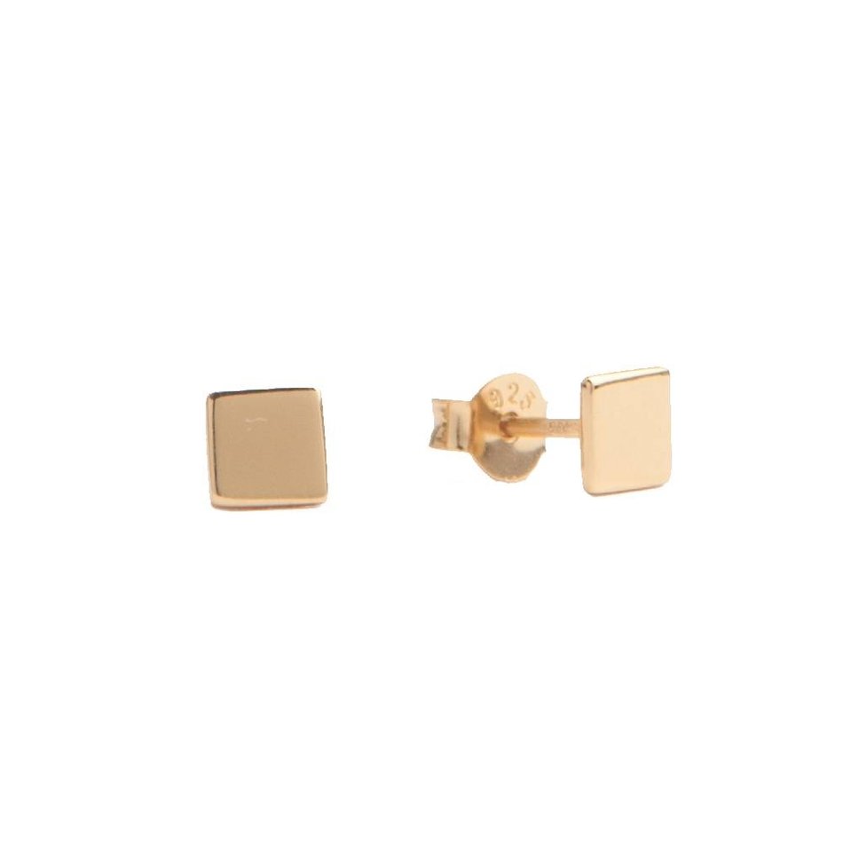 parade earrings square Gold