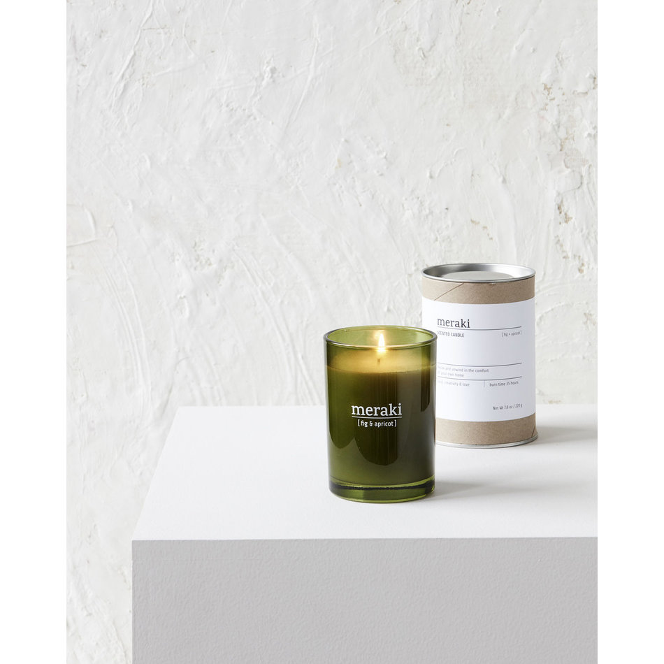 scented candle fig & apricot