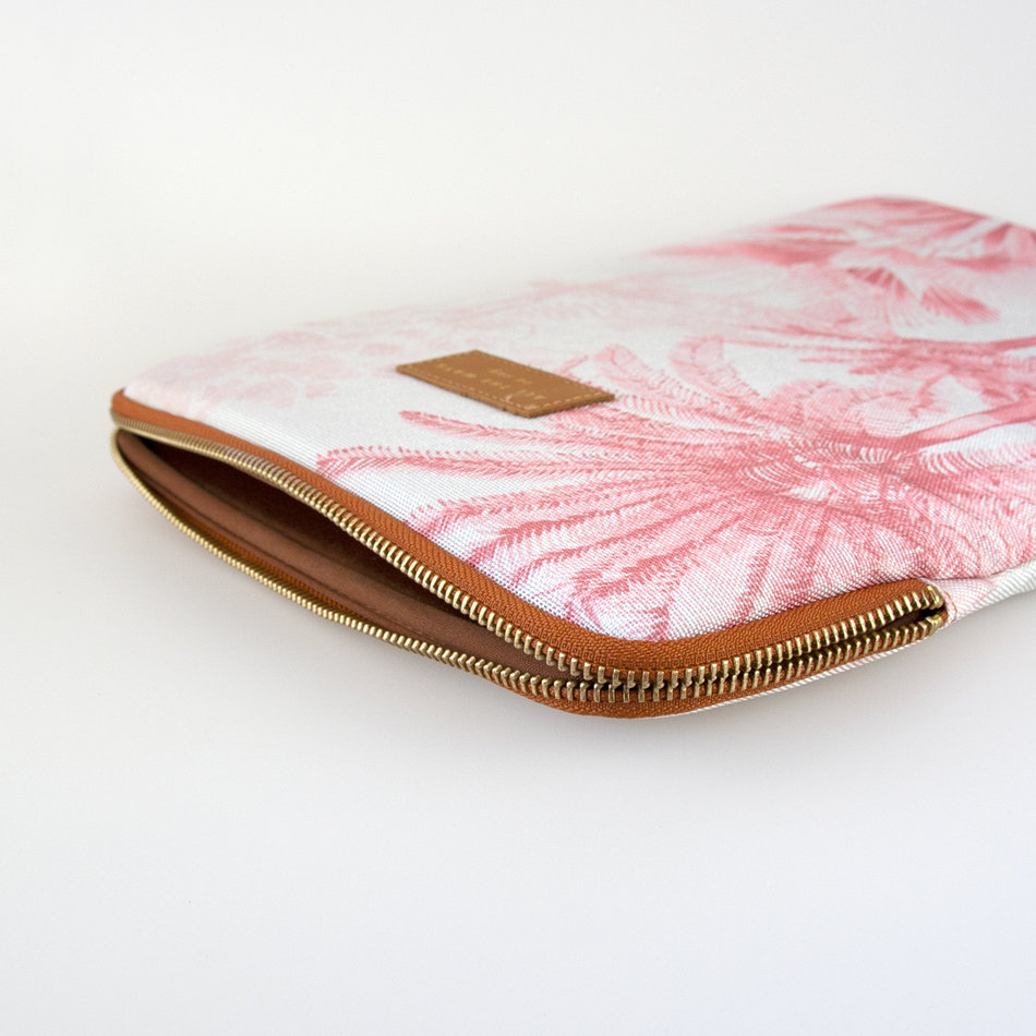 pink forest laptop sleeve 13 inch