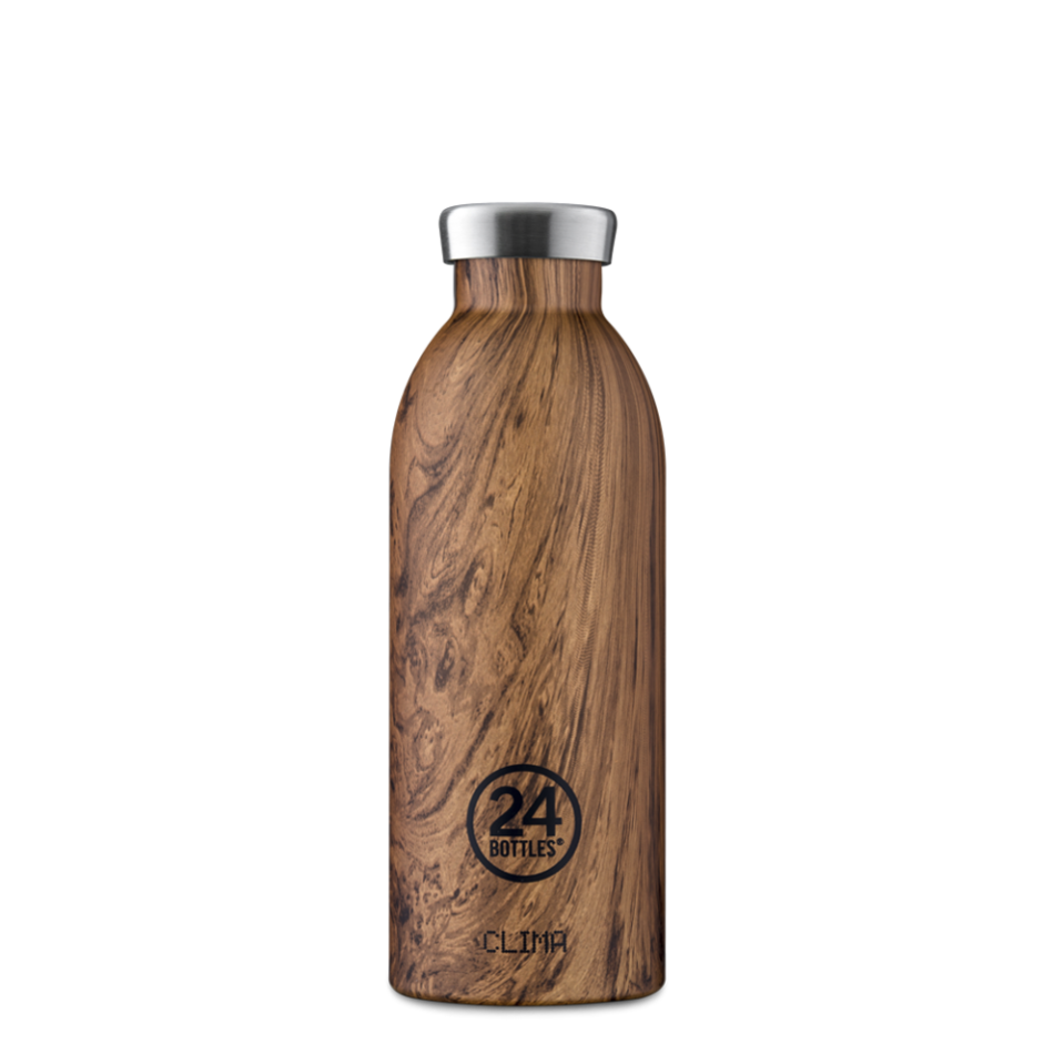 clima bottle sequoia wood 500ml