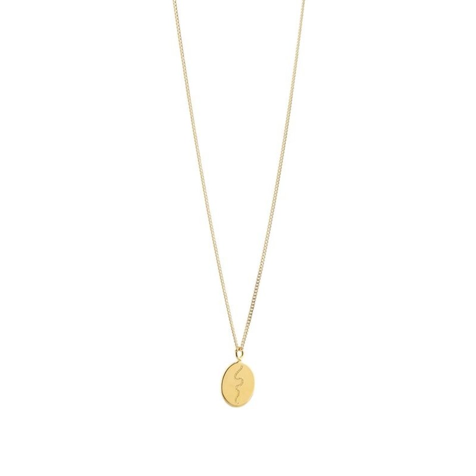 trust the journey necklace GOLD