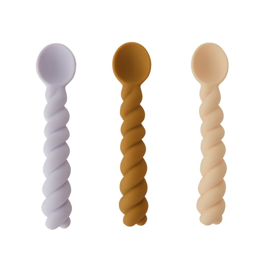 meloow spoon pack of 3 lavender/vanilla/rubber
