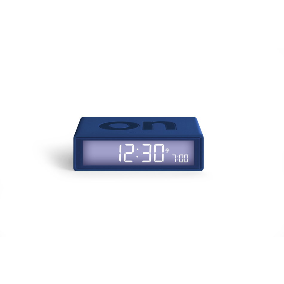 Flip + alarm clock dark blue