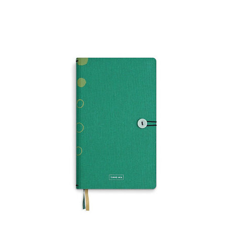 notebook linen emerald