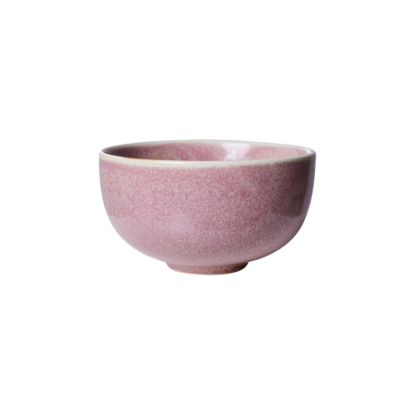 chef ceramic bowl rustic pink