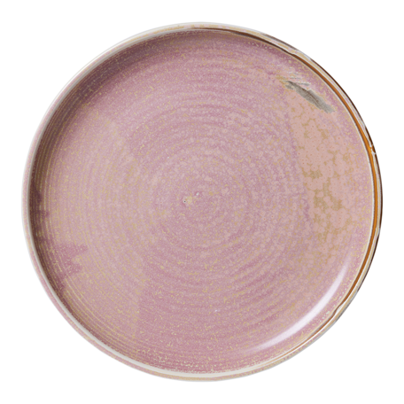 chef ceramics dinner plate rustic pink ACE7146