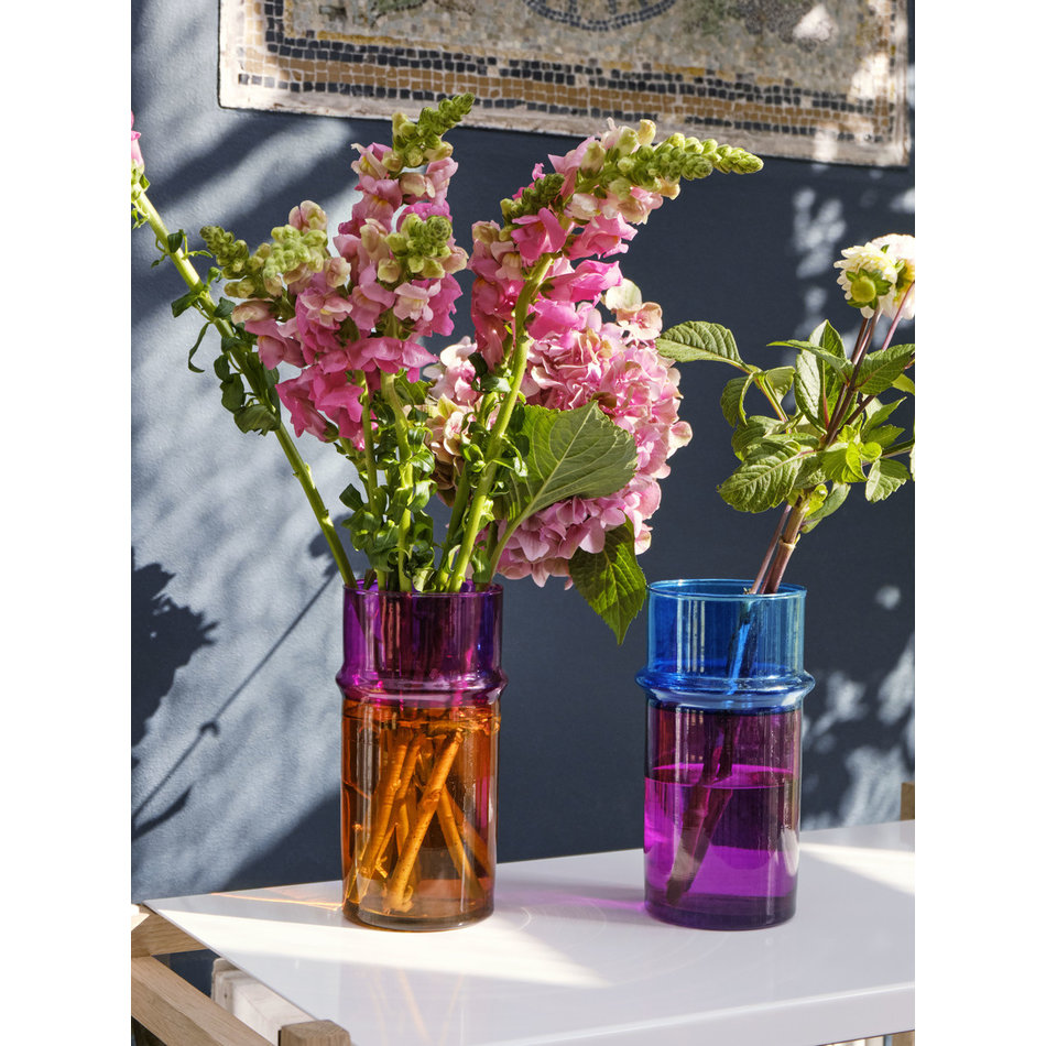 maroccan vase S pink/orange