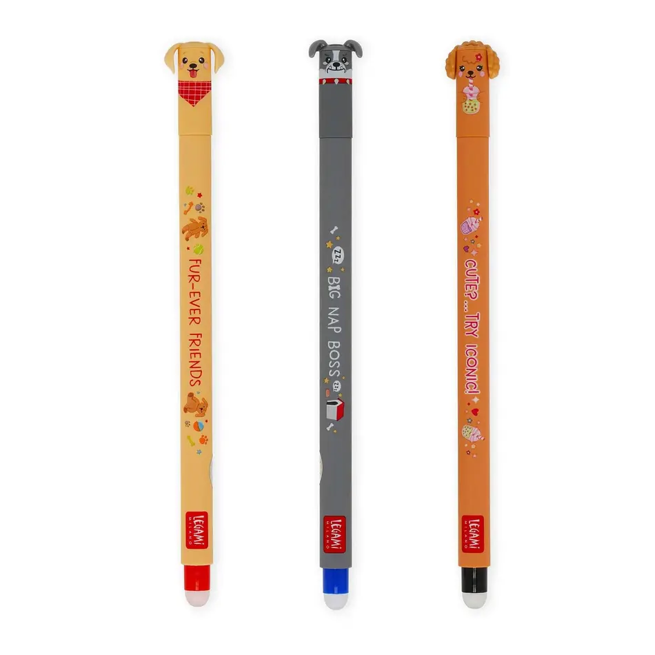 legami erasable pens LIMITED EDITION SET FUR-EVER FRIENDS