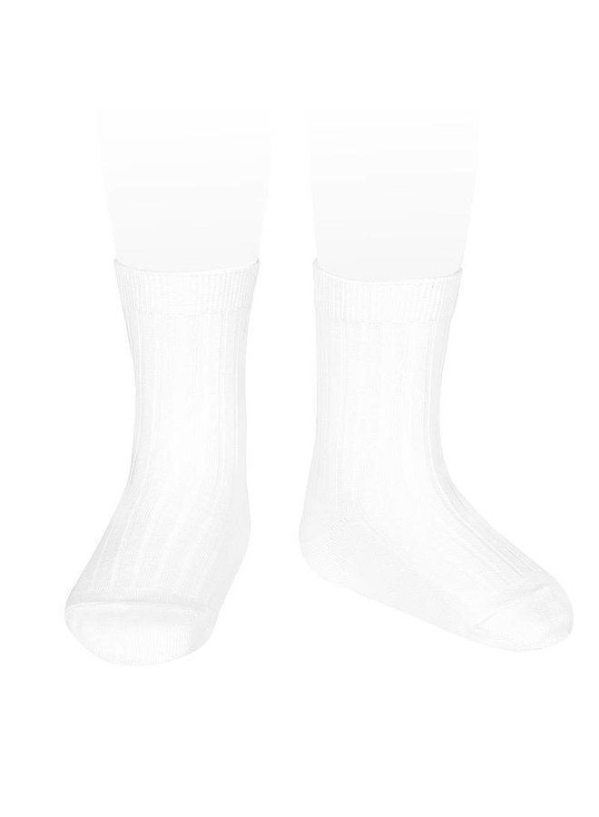 CONDOR - Korte Sokken - Wit (200)