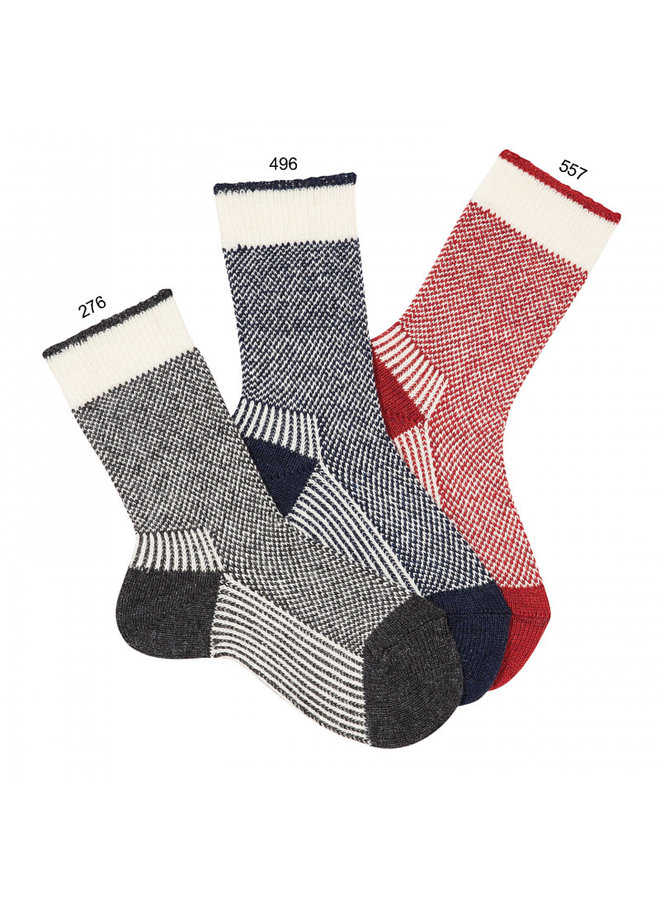 CONDOR - Korte Sokken met motief  - Verschillende kleuren