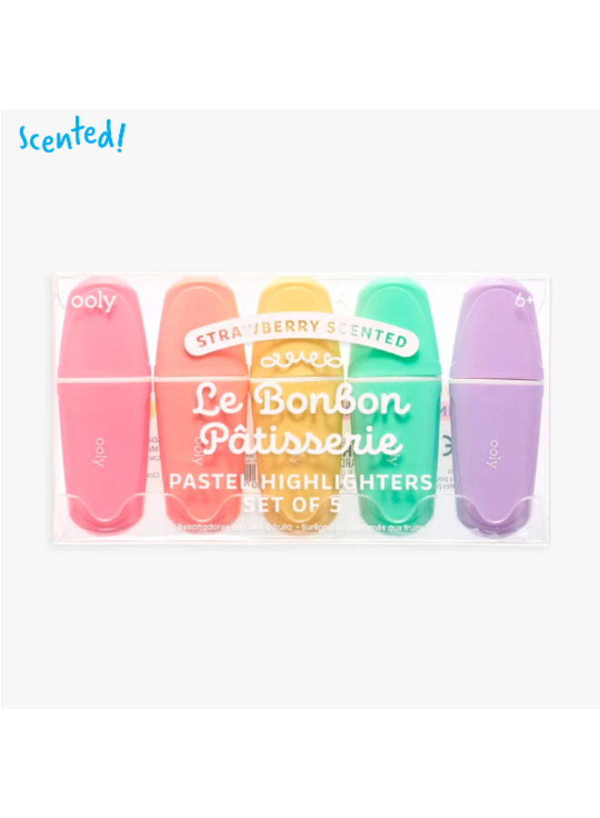 OOLY - Schrijfgerei - Le BonBon Patisserie Scented Pastel Highlighters