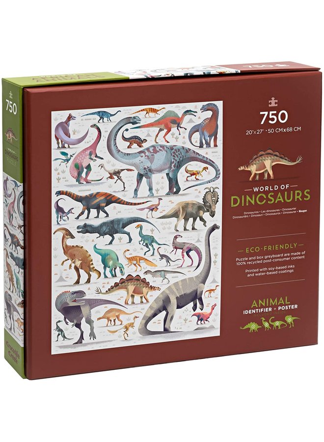 CROCOCDILE CREEK - Puzzel - World of Dinosaurs ( 750stuks)