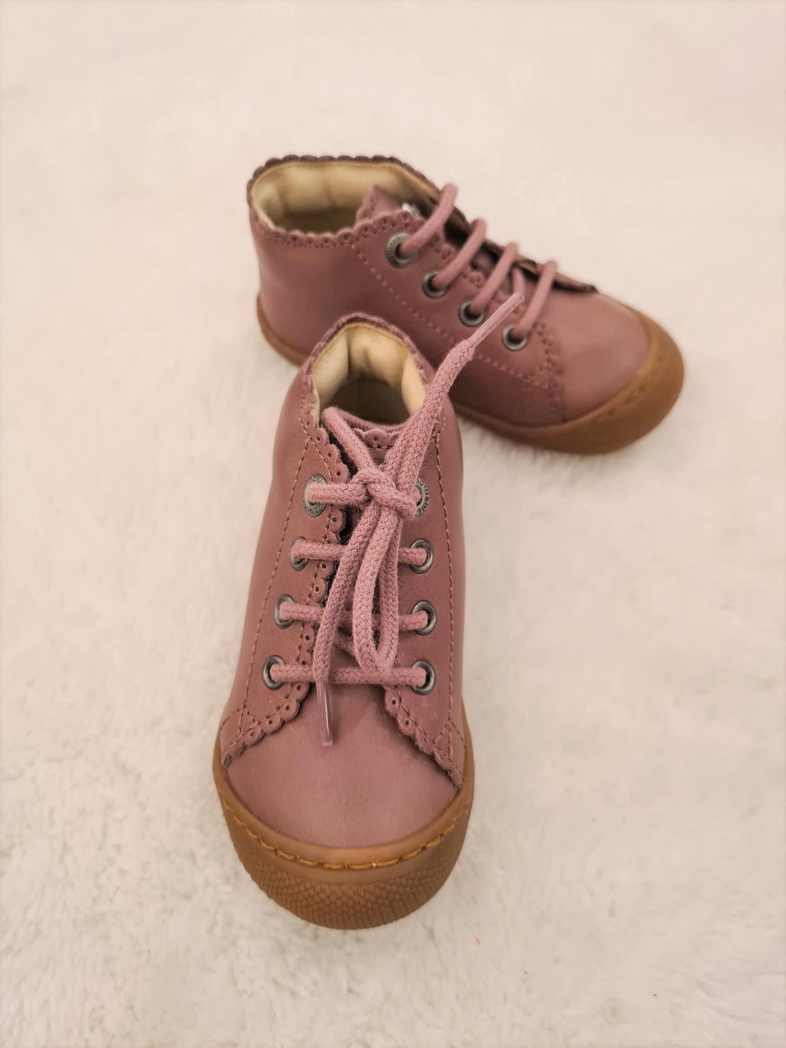 NATURINO - Veterschoenen - Cocoon Cottins Nappa Rose -  www.once-upon-a-time.be