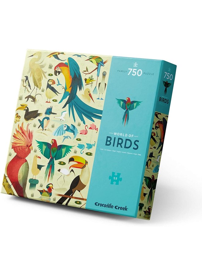 CROCODILE CREEK - Puzzel - World of Birds ( 750stuks)