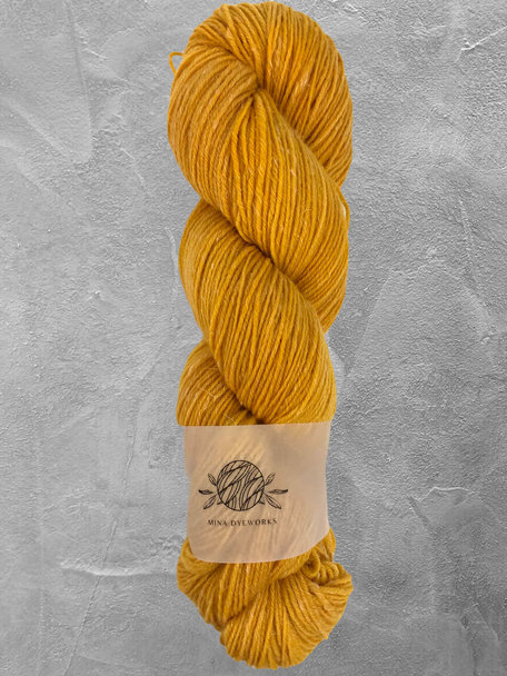 Mina Dyeworks Wollin - "Citrus" - 400m - 100g - 85% wool 15% linen