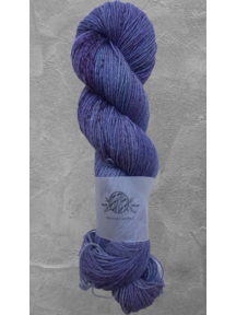 Mina Dyeworks Sock Hemp - "To Toss the Purple Salad"