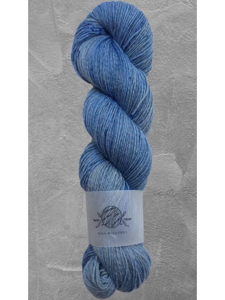 Mina Dyeworks Sock Hemp - Delfts Blauw