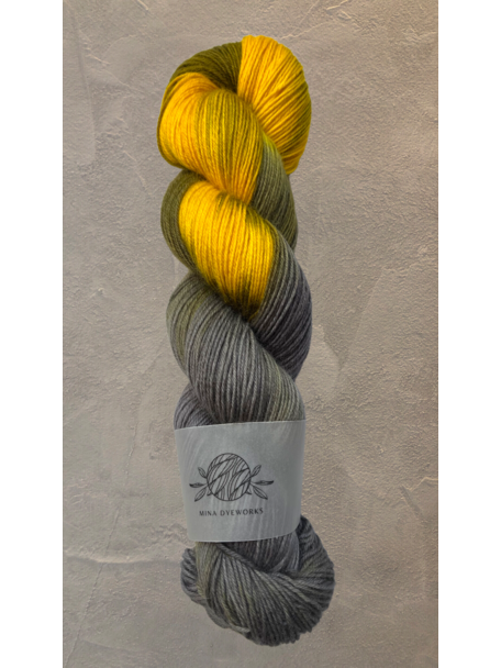 Mina Dyeworks Copy of Socksanity  - 100gram=420m 75% wol 25% nylon - ''SS209”