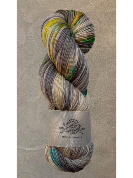 Mina Dyeworks Copy of Sock  - ''Chinese Calligraphy'' 425m - 100g - 80%merino - 20% polyamide