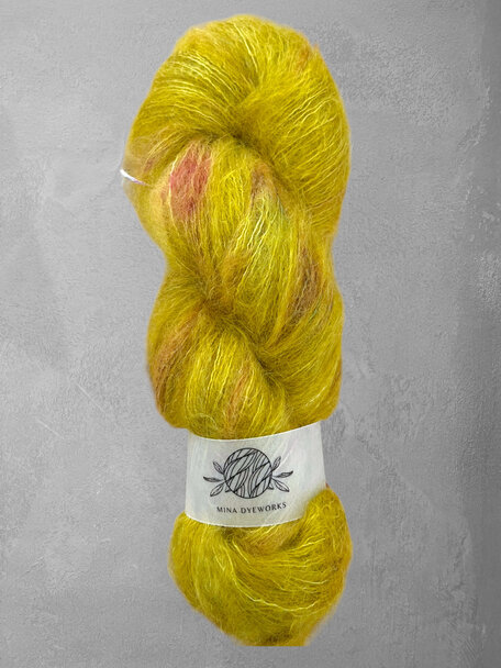 Mina Dyeworks Mohair Silk - "Baklava"