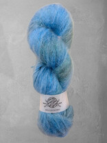 Mina Dyeworks Mohair Silk - "Smurf Sundae"