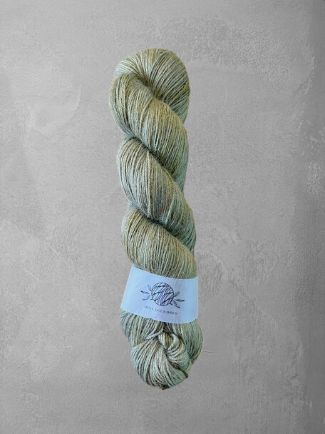 Mina Dyeworks Alpaca Sock - "Swampthing" - 70% Alpaca, easywash, 30% Polyamid - 100g - 390m