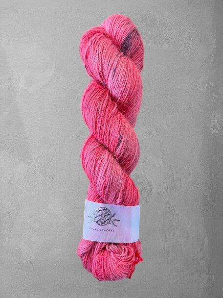 Mina Dyeworks Alpaca Sock - "Red Beryl" - 70% Alpaca, easywash, 30% Polyamid - 100g - 390m