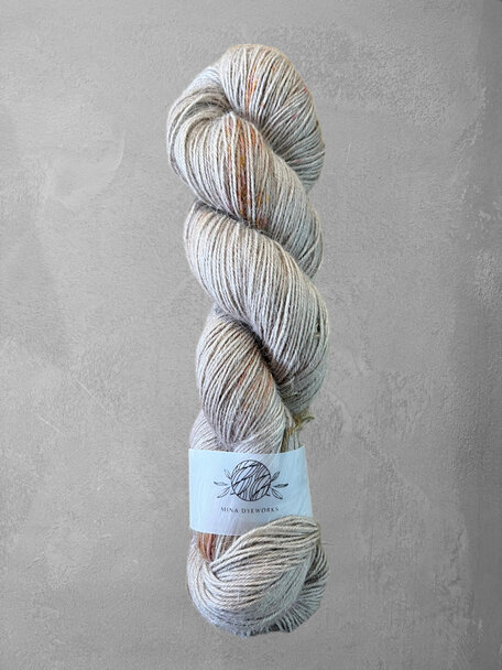 Mina Dyeworks Alpaca Sock - "Mega Greige" - 70% Alpaca, easywash, 30% Polyamid - 100g - 390m