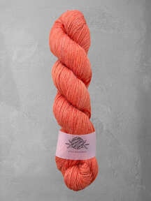 Mina Dyeworks Alpaca Sock - "Aleuria Aurantia" - 70% Alpaca, easywash, 30% Polyamid - 100g - 390m