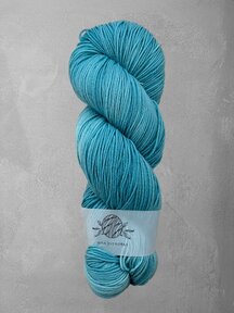 Mina Dyeworks Sock - "Blue Lagoon" 425m - 100g - 80%merino - 20% polyamide