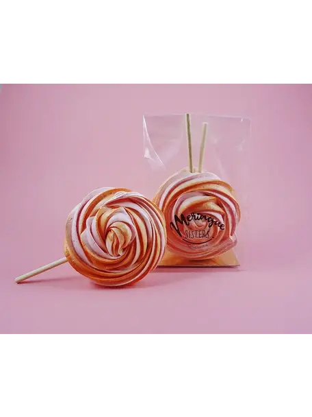 Meringue Sisters Rose Lolly