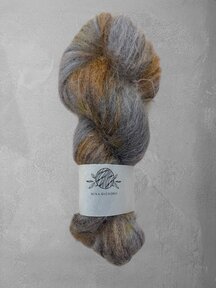 Mina Dyeworks Mohair Silk - "Surtur" - 77% Fine Kid Mohair 23% Mulberry Silk - 50 grams - 350m