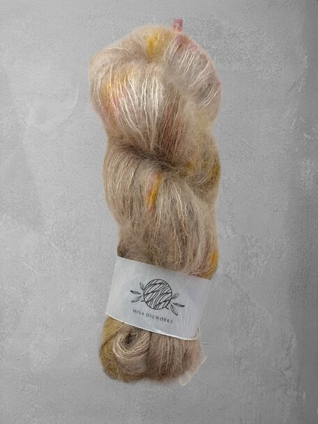 Mina Dyeworks Mohair Silk - "Dry Aged"