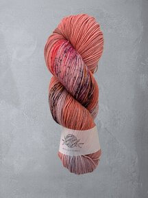 Mina Dyeworks Sock  - ''Blood Splatter Expert'' 425m - 100g - 80%merino - 20% polyamide