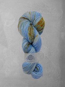 Mina Dyeworks Socksanity - 100g - 420m - 75% Wool - 27% Nylon - "Flower Field"