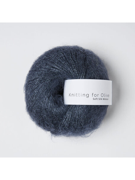 Knitting for Olive Knitting for Olive - Soft Silk Mohair - Dusty Blue Whale