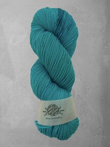 Mina Dyeworks Sock - "The Prism Party Parade - Turqoise Tickle" 425m - 100g - 80%merino - 20% polyamide