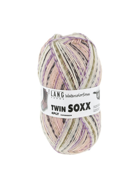 Lang Yarns Twin Soxx 4-ply - Watercolor Soxx