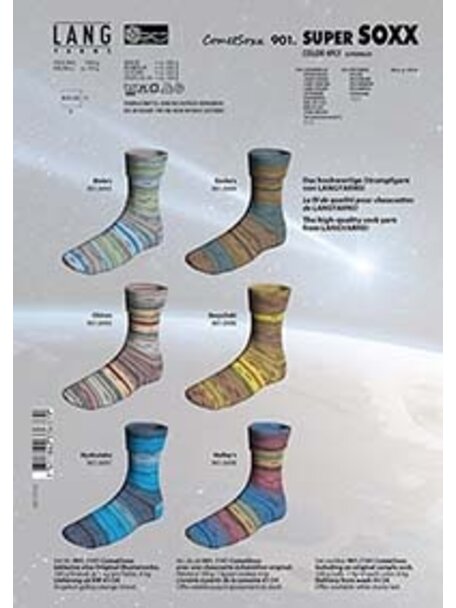 Lang Yarns Super Soxx Color - Comet Soxx