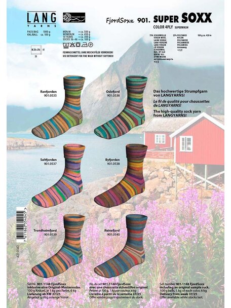 Lang Yarns Super Soxx Color - Fjord Soxx