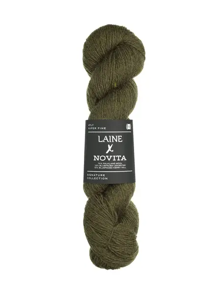 Novita Novita x Laine 4-Ply - 3401 - Earthy olive