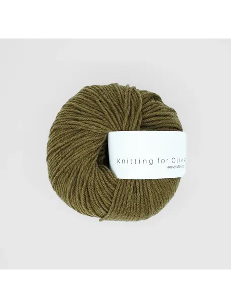 Knitting for Olive Knitting for Olive - Heavy Merino - Green Ocher