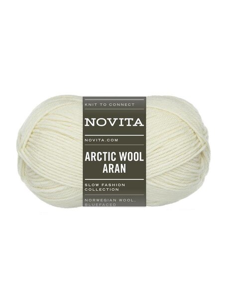 Novita Arctic Wool Aran - 025 Blizzard