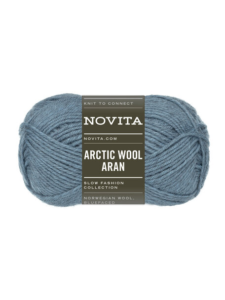 Novita Arctic Wool Aran - 124 Ground Ice